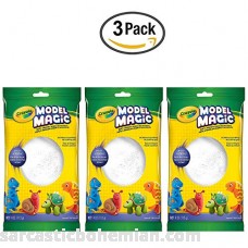 Crayola Model Magic 4 Oz No-Mess Soft Squishy Lightweight Modeling Material for Kids Easy to Paint and Decorate Air Dries Smooth White B07N8GZBL8